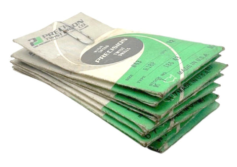 (Lot of 10) Precision R18P High Speed Twist Drills #43 ,47-49 , 50-53, 55, 68