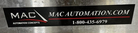 Mac Automation 15" x 75" Power Cleated Belt Conveyor w/ Programmable C