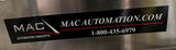 Mac Automation 15" x 16' Inclined Power Cleated Belt Conveyor w/ 421-SPX Blower