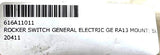 (Lot of 3) General Electric RA13 Rocker Switch Mount Plastic Ivory Finish