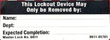 Master Lock 8611-05701 Lockout Device W/ Adjustable Cable 4 Port