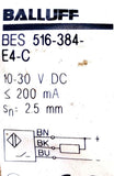 Balluff BES 516-384-E4-C Proximity Sensor 10-30VDC 200mA 2.5mm
