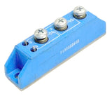 (Lot of 5) Silicon 8817 Power Cube 25A 600VAC Blue Metal Finish Screw Mounted