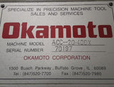 Okamoto ACC20-40DX Grind-X 40" x 20" Automatic CNC Surface Grinder