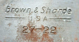 Brown & Sharpe 27-22 Screw Machine Round Feed Tube Adapter