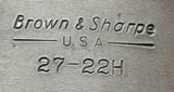 Brown & Sharpe 27-22H Screw Machine Round Feed Tube Adapter