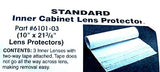 (Lot of 3) Skat Blast 6101-03 Inner Cabinet Lens Protector 10" x 21-3/4"