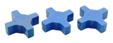 (Lot of 3) Lovejoy L-070 Standard Jaw Coupling Insert Blue Rubber