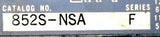 (Lot of 2) Allen Bradley 852S-NSA Solid State Timing Relay 0.1-5 Sec. Series F