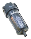 ARO F25241-310 Pneumatic Air Filter 1/2" NPT 150 PSI 10.4 BAR 125°F Max Temp.