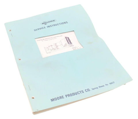 Moore Products 528SM / 528SX Syncro III Indicating Controller Service Manual