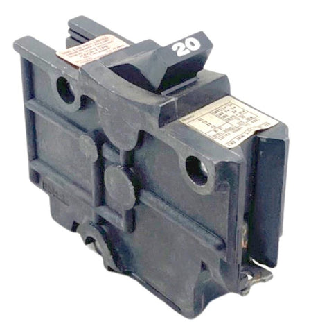 (Lot of 2) Federal Pacific LM-5840 Circuit Breaker 1-Pole 20A 120/240VAC