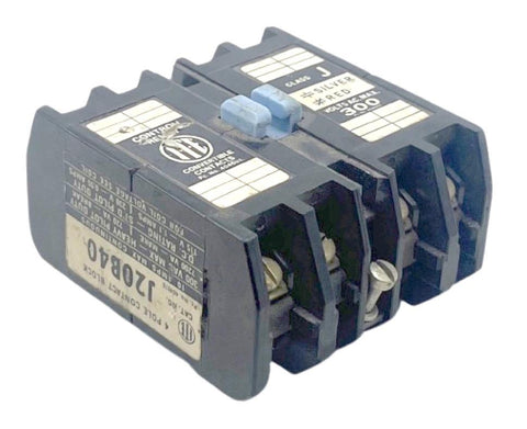 I.T.E. J20B40 Contact Block 4 Pole 10A 300VAC 115/230VDC Class J