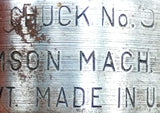 Jones & Lamson Modern Magic Chuck No. 0 W/ No. 2 Morse Taper Shank 5" OAL