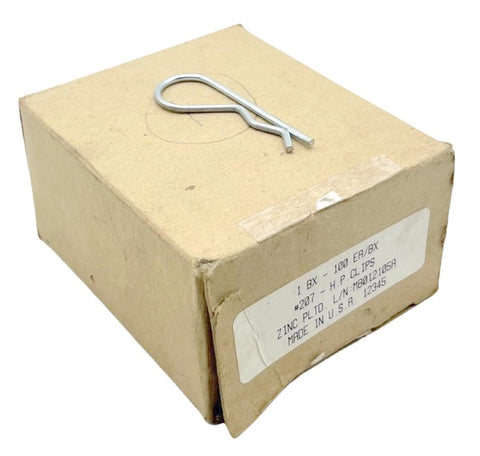 #207 Hitch Pin Clips 100PCS Zinc Plated