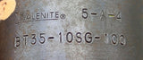 Valenite BT35-10SG-100 Solid End Mill Tool Holder BT35 Taper W/ Collet Nut