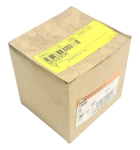 (Lot of 8) Wiremold 2906 Cover Clip Plastic Ivory Finish