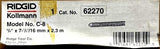 RIDGID Kollmann 62270 Sectional Drain Cable Model C-8 (5/8" x 7-1/2')