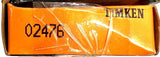 Timken 02476 Roller Bearing Tapered Cone Steel Finish