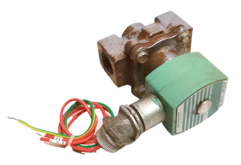 Asco 8215G30 Red-Hat Aluminum Solenoid Valve 3/4" NPT 10.1 Watts 50PSI