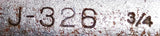 BMI J-326 Combination Spanner Wrench 11/16" & 3/4"