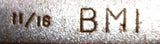 BMI J-326 Combination Spanner Wrench 11/16" & 3/4"