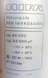 RIFA PEH 169KO5330Q Electrolytic Long Life Capacitor 33000 uF 40VDC