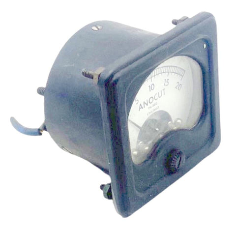 Sun Electric 7-130-K-4 Panel Meter D.C. Volts 0-20VDC 2V