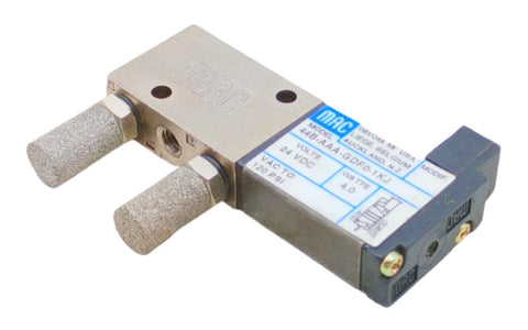 MAC 44B-AAA-GDF0-1KJ Direct Solenoid Valve 24VDC 4 Watts 120PSI