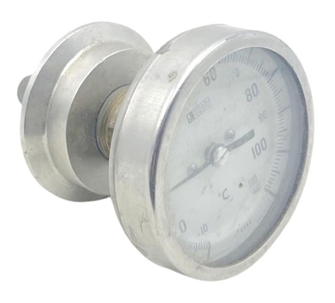 Weksler BM2-7-1 Dial Thermometer -10/110°C Range Stainless Steel Glass