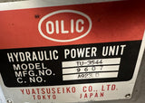 Yuatsuseiko Oilic TU-3544 Hydraulic Power Unit 1.5 kW 220V 3 Phase