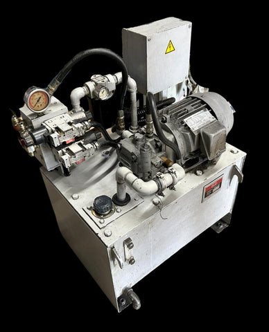 Yuatsuseiko Oilic TU-3544 Hydraulic Power Unit 1.5 kW 220V 3 Phase