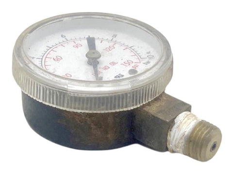 USG CU-2581-GW Pressure Gauge 0-150PSI (0-10 Bar) 1/4" NPT
