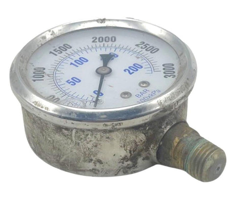 Kodiak KC-K11 Pressure Gauge 0-3000PSI Range Glycerin Filled 1/4" NPT