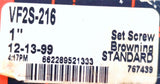 Browning VF2S-216 2-Bolt Flange Mount Ball Bearing Unit 1" Bore Set Screw Lock