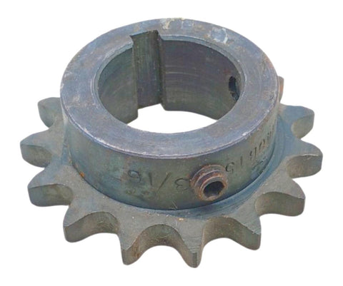 Tri-Clover H40B15 1-3/16 Roller Chain Sprocket 1-3/16" Bore 15 Teeth