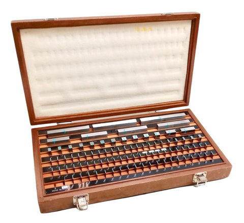 Mitutoyo 516-946-02 87 Piece Metric Gage Block Set Grade 2 BM1-D87-2