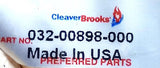 Cleaver-Brooks 032-00898-000 Inner Door To Burner Housing Boiler Gasket