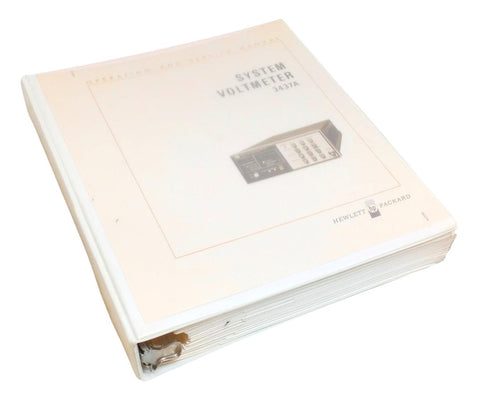 HP 3437A System Voltmeter Operating Manual