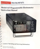 Keithley Model 617 Programmable Electrometer Instruction Manual