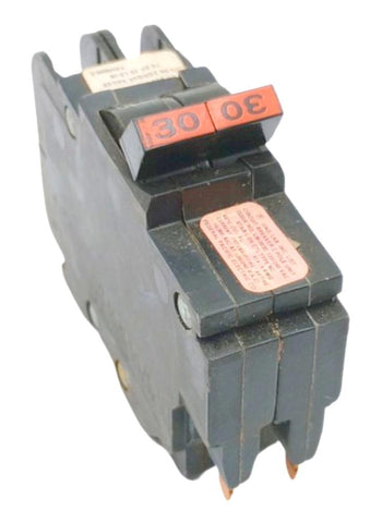 Federal Pacific Electric NC230 2 Pole Circuit Breaker 30A 120/240VAC Plug-In