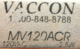 Vaccon MV120ACR Vacuum Pump Switch 120VAC 2.5W