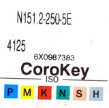Sandvik Coromant N151.2-250-5E 4125 Carbide Cut-Off Insert - Pack of (10)