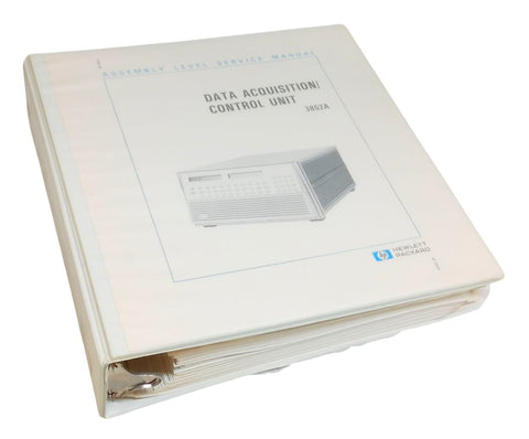 HP 3852A / 3853A Data Acquisition & Control Unit Assembly Level Service Manual