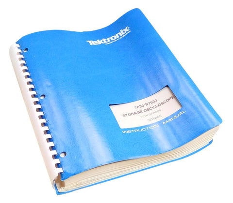 Tektronix 7633/R7633 Storage Oscilloscope W/ Options Service Instruction Manual