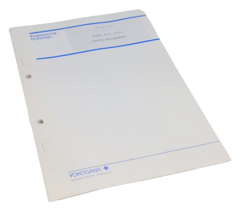 Yokogawa Model 3711 & 3712 LR4100 Recorders Engineering Drawings