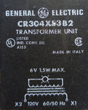 General Electric CR304XS3B2 Push Button Transformer Unit W/ CR304XC11B Contact