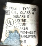 Square D QO250GFI 2-Pole GFCI Circuit Breaker 50A 120/240VAC Plug-In Mount