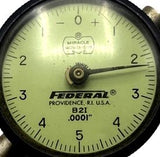 Federal B2I Dial Indicator Miracle Movement Series .0001" Full Jeweled -/+5