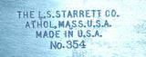 LS Starrett Co. No. 354  7" Vernier Caliper With Wooden Case